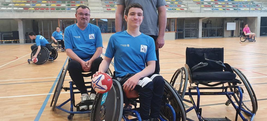 Il est l’espoir français du handball fauteuil – Thomas Dauzet-Vangeon